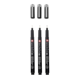 ΜΑΡΚΑΔΟΡΟΣ SAKURA PIGMA MICRON BLACK EDITION FREE CASE SET 3 (01-03-05