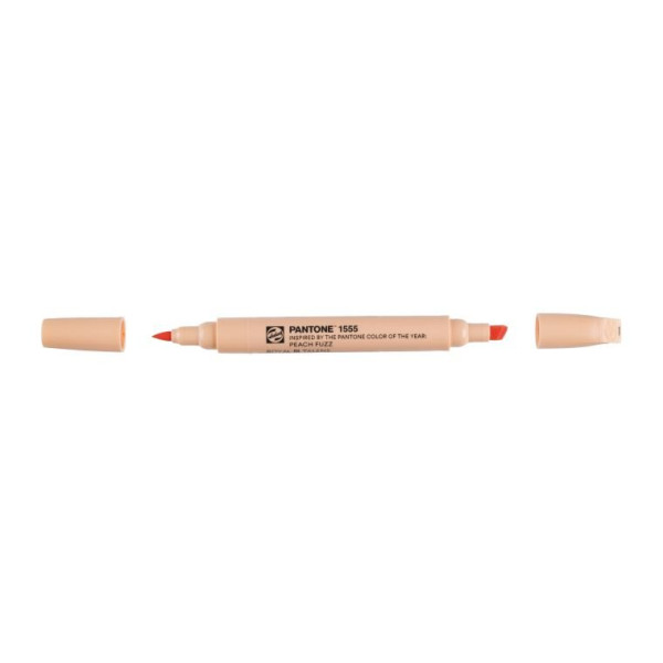 ΜΑΡΚΑΔΟΡΟΣ PANTONE ΜΕ ΔΙΠΛΗ ΜΥΤΗ COLOR OF THE YEAR 2024 PEACH FUZZ