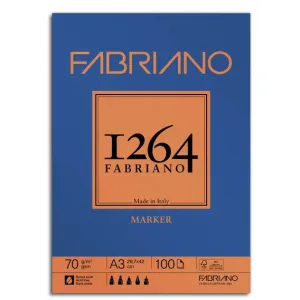 ΜΠΛΟΚ ΔΕΜΕΝΟ Α3 F-1264 70GR MARKER 100Φ FABRIANO