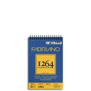 ΜΠΛΟΚ ΣΠΙΡΑΛ A5 F-1264 90GR SKETCH 60Φ FABRIANO ΜΠΛΟΚ ΣΠΙΡΑΛ A5 F-1264 90GR SKETCH 60Φ FABRIANO