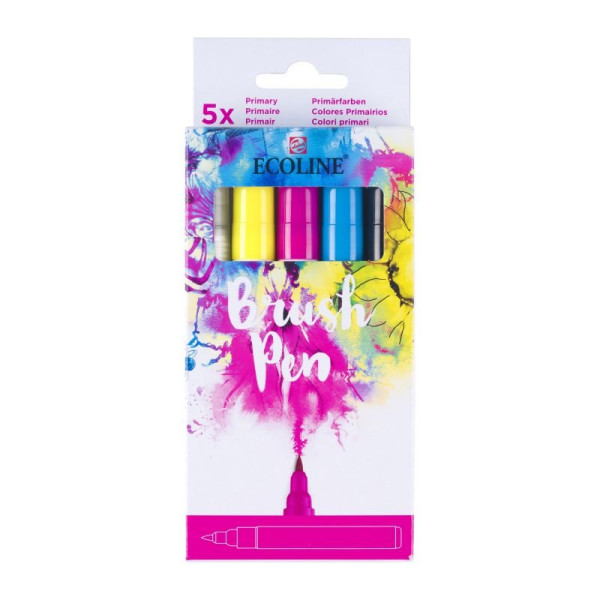 ΣΕΤ ECOLINE BRUSHPEN ROYAL TALENS 5ΤΕΜ Primary