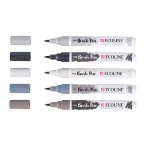 ΣΕΤ ECOLINE BRUSHPEN ROYAL TALENS 5TEM Shadow
