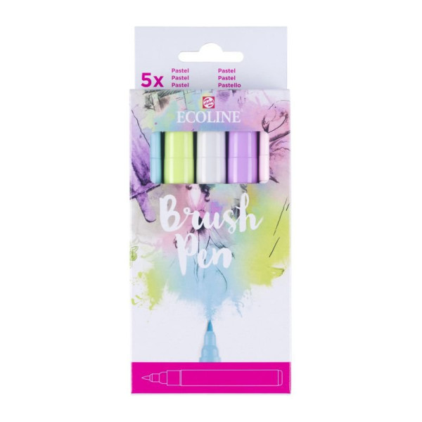 ΣΕΤ ECOLINE BRUSHPEN ROYAL TALENS 5TEM Pastel