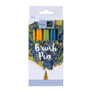 ΣΕΤ ECOLINE x VAN GOGH MUSEUM BRUSH PENS ROYAL 5ΤΕΜ