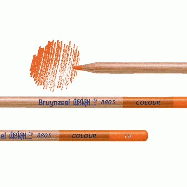 ΞΥΛΟΜΠΟΓΙΑ BRUYNZEEL DESIGN COLOUR 18 Permanent Orange