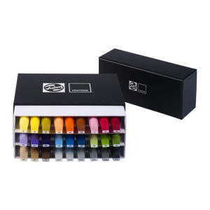 ΜΑΡΚΑΔΟΡΟΙ PANTONE  ΜΕ ΔΙΠΛΗ ΜΥΤΗ  Water Based Markers 27ΤΕΜ