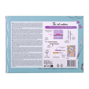 HAPPINESS JOURNAL SET-Δημιουργικό Σετ Ημερολογίου