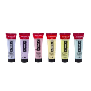 ΣΕΤ ΑΚΡΥΛΙΚΑ AMSTERDAM 6x20ml Pastel set
