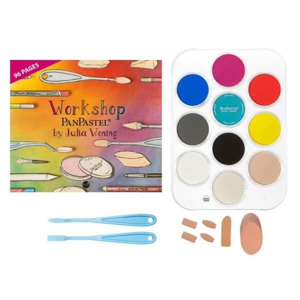 10 - JULIA WONING WITH BOOK, SOFFT TOOLS AND PALETTE TRAY SE PANPASTEL