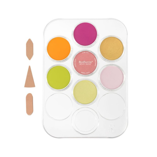 7 - FLOWER COLORING WITH LIA GRIFFITH SET PANPASTEL
