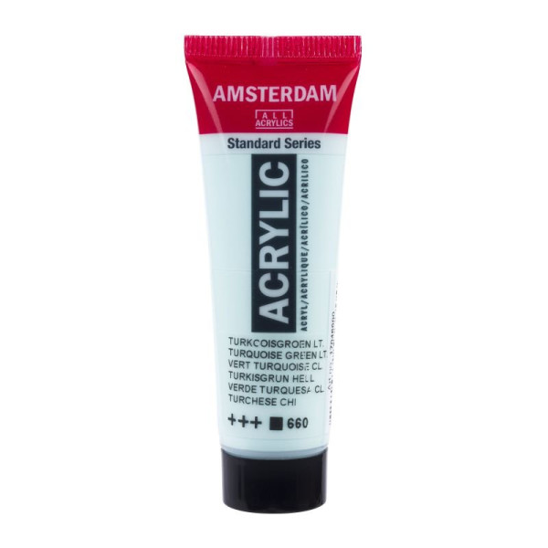 ΑΚΡΥΛΙΚΟ AMSTERDAM 20ml 660 Turquoise Green Light