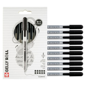 ΜΑΡΚΑΔΟΡΟΙ GELLY ROLL CLASSIC SET 10 BLACK