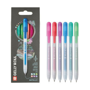ΜΑΡΚΑΔΟΡΟΙ GELLY ROLL RETRO METALLIC  SET 6