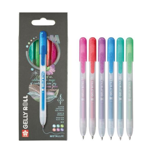 ΜΑΡΚΑΔΟΡΟΙ GELLY ROLL RETRO METALLIC  SET 6