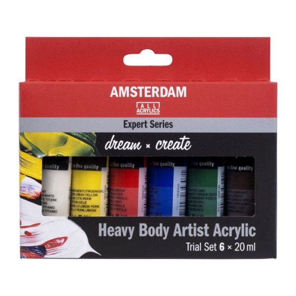AMSTERDAM EXPERT SERIES ACRYLICS TRIAL SET 6x20ml