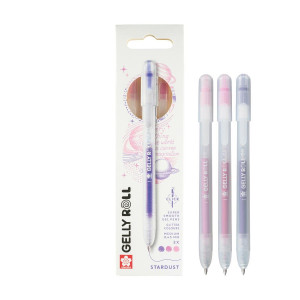 ΣΕΤ ΣΤΥΛΟ GELLY ROLL STARDUST 3 ΧΡΩΜΑΤΑ (Pink–Rose–Purple)
