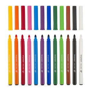 ΣΕΤ ΜΑΡΚΑΔΟΡΟΙ BRUYNZEEL SUPER POINT FELT TIP 12ΤΕΜ