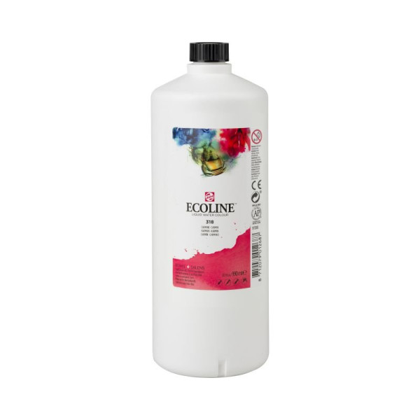ECOLINE LIQUID WATERCOLOUR BOTTLE 990ml 318 Carmine