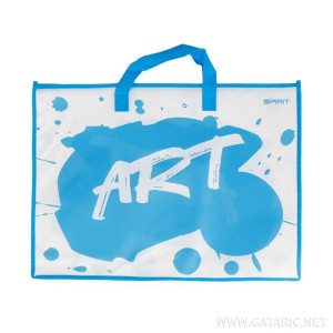 ΤΣΑΝΤΑ ΣΧΕΔΙΟΥ "ART BLUE" ΑΔΙΑΒΡΟΧΗ ΜΕ ΦΕΡΜΟΥΑΡ 340x475mm