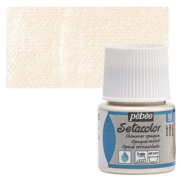 ΧΡΩΜΑ ΥΦΑΣΜΑΤΟΣ Ivory Shimmer SETACOLOR OPAQUE 45ml