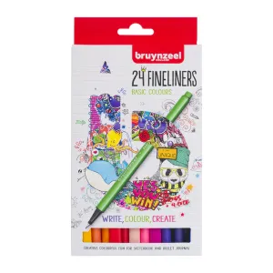 ΣΕΤ FINELINER BRUYNZEEL 24 ΧΡΩΜΑΤΑ