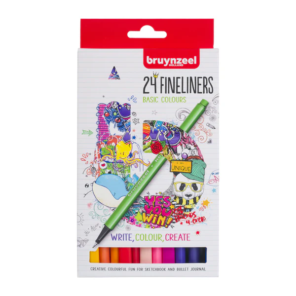 ΣΕΤ FINELINER BRUYNZEEL 24 ΧΡΩΜΑΤΑ