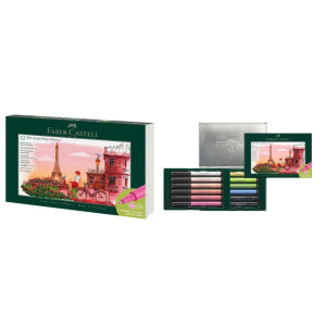 FABER CASTELL INDIA INK PITT ARTIST PEN SET OF 12, PARIS, 267136