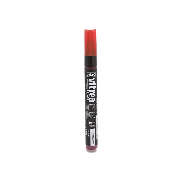 ΜΑΡΚΑΔΟΡΟΣ ΓΥΑΛΙΟΥ ΜΕ ΒΑΣΗ ΤΟ ΝΕΡΟ Glossy Pepper Red 1,2mm VITREA