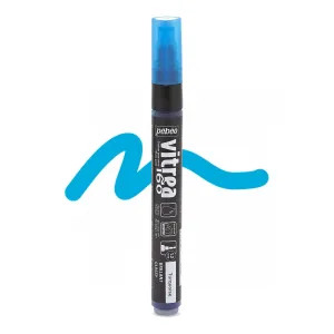 ΜΑΡΚΑΔΟΡΟΣ ΓΥΑΛΙΟΥ ΜΕ ΒΑΣΗ ΤΟ ΝΕΡΟ Glossy Turquoise 1,2mm VITREA ΜΑΡΚΑΔΟΡΟΣ ΓΥΑΛΙΟΥ ΜΕ ΒΑΣΗ ΤΟ ΝΕΡΟ Glossy Turquoise 1,2mm VITREA
