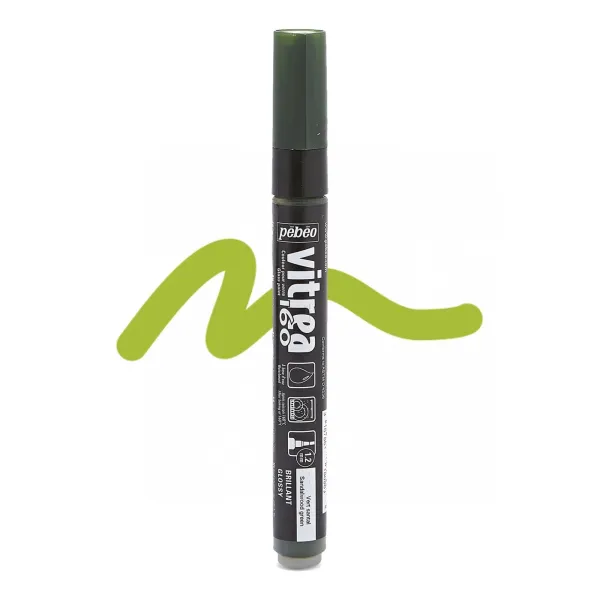 ΜΑΡΚΑΔΟΡΟΣ ΓΥΑΛΙΟΥ ΜΕ ΒΑΣΗ ΤΟ ΝΕΡΟ Glossy Sandalwood 1,2mm VITREA