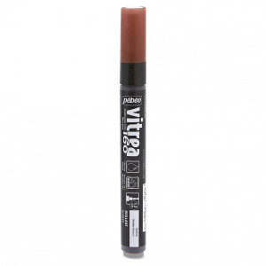 ΜΑΡΚΑΔΟΡΟΣ ΓΥΑΛΙΟΥ ΜΕ ΒΑΣΗ ΤΟ ΝΕΡΟ Glossy Amber Brown 1,2mm VITREA