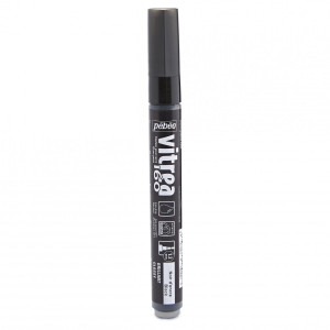 ΜΑΡΚΑΔΟΡΟΣ ΓΥΑΛΙΟΥ ΜΕ ΒΑΣΗ ΤΟ ΝΕΡΟ Glossy Ink Black 1,2mm VITREA