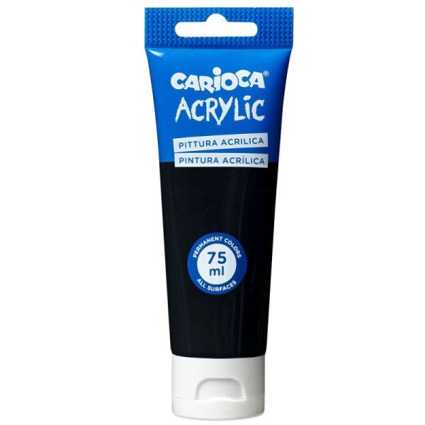 ΑΚΡΥΛΙΚΑ CARIOCA 75ML BLACK