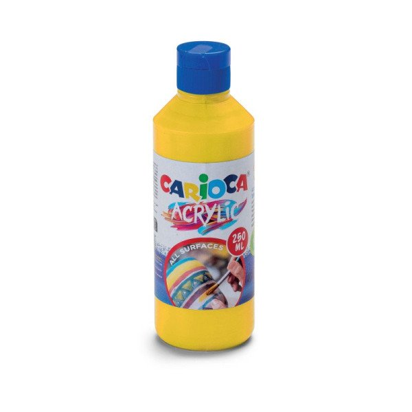 ΑΚΡΥΛΙΚΑ CARIOCA 250ml PRIMARY YELLOW