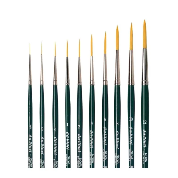 ΠΙΝΕΛΑ DA VINCI VA-1270_6 NOVA LETTERING BRUSH GREEN HANDLES