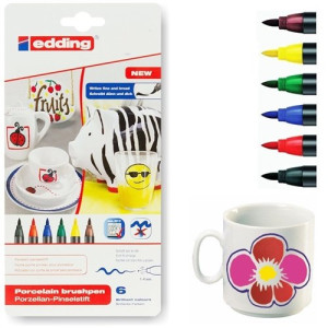 ΣΕΤ ΜΑΡΚΑΔΟΡΟΙ-ΠΙΝΕΛΟ ΠΟΡΣΕΛΑΝΗΣ 1-4mm BASIC FAMILY COLORS 6ΤΕΜ ΣΕΤ ΜΑΡΚΑΔΟΡΟΙ-ΠΙΝΕΛΟ ΠΟΡΣΕΛΑΝΗΣ 1-4mm BASIC FAMILY COLORS 6ΤΕΜ
