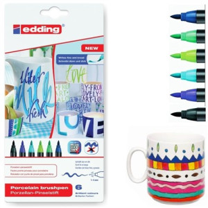 ΣΕΤ ΜΑΡΚΑΔΟΡΟΙ-ΠΙΝΕΛΟ ΠΟΡΣΕΛΑΝΗΣ 1-4mm COOL COLORS 6ΤΕΜ ΣΕΤ ΜΑΡΚΑΔΟΡΟΙ-ΠΙΝΕΛΟ ΠΟΡΣΕΛΑΝΗΣ 1-4mm COOL COLORS 6ΤΕΜ