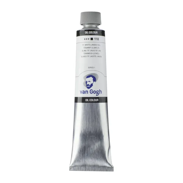 ΛΑΔΙΑ VAN GOGH S1 200ml No.118 TITANIUM WHITE