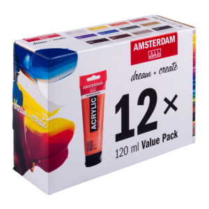 ΣΕΤ ΑΚΡΥΛΙΚΑ AMSTERDAM 12TEMx120ml Value Pack ΣΕΤ ΑΚΡΥΛΙΚΑ AMSTERDAM 12TEMx120ml Value Pack