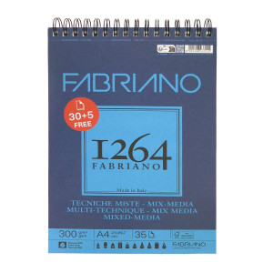 ΜΠΛΟΚ FABRIANO Α4 1264 MIX MEDIA 300GR 30+5 ΦΥΛΛΑ