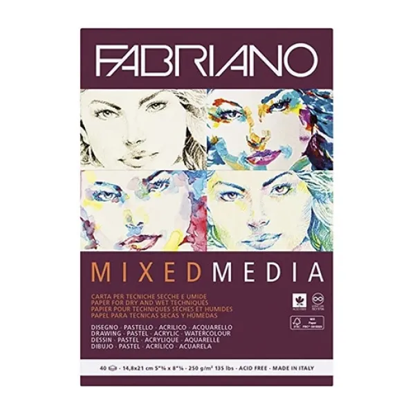 ΜΠΛΟΚ FABRIANO Α4 250g