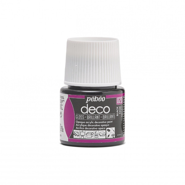 DECO GLOSS 45ml BLACK