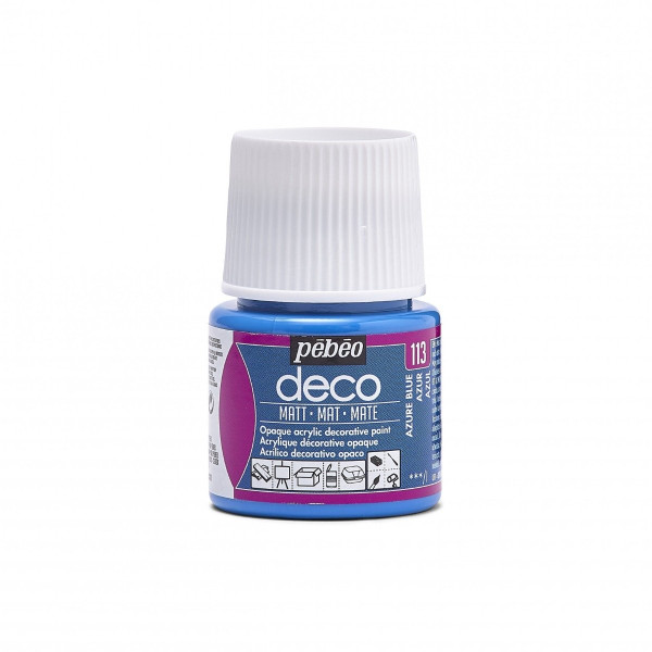 DECO MATT 45ml AZURE BLUE
