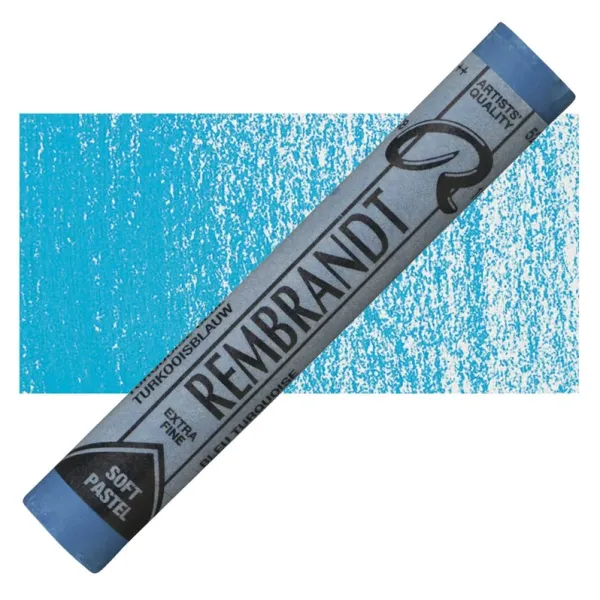 SOFT PASTEL REMBRANDT 522.5 Turquoise Blue