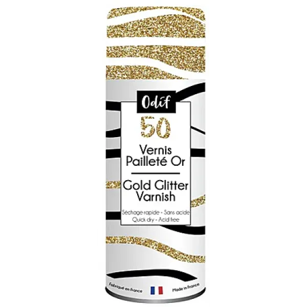 ΒΕΡΝΙΚΙ ΣΠΡΕΥ ΜΕ GLITTER ΧΡΥΣΟ 125ml