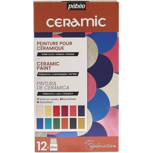 ΣΕΤ ΧΡΩΜΑΤΑ ΓΙΑ ΚΕΡΑΜΙΚΑ 12x20ml PEBEO CERAMIC