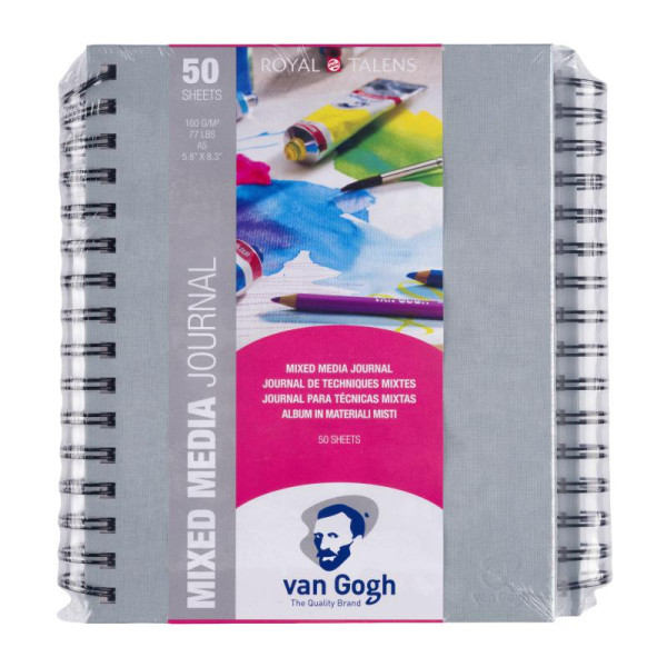 Ημερολόγιο Van Gogh μεικτών μέσων A5 160g 50 φύλλα FSC-MIX