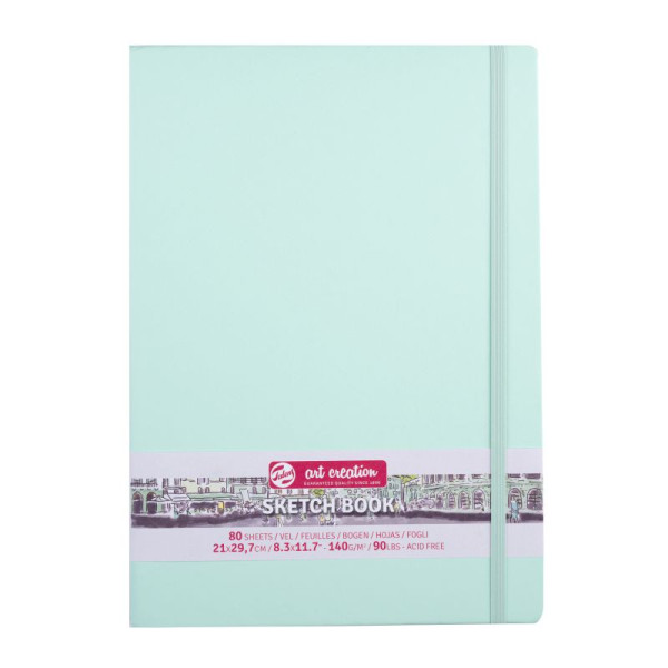 ΜΠΛΟΚ ΣΧΕΔΙΟΥ FRESH MINT 21Χ30 80Φ 140GR ΔΕΜΕΝΟ ΜΕ ΛΑΣΤΙΧΟ SKETCH BOOK ART CREATION