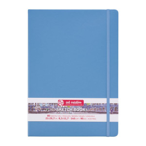 ΜΠΛΟΚ ΣΧΕΔΙΟΥ LAKE BLUE  21Χ30 80Φ 140GR ΔΕΜΕΝΟ ΜΕ ΛΑΣΤΙΧΟ SKETCH BOOK ART CREATION