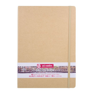 ΜΠΛΟΚ ΣΧΕΔΙΟΥ KRAFT 12Χ12 80Φ 140GR ΔΕΜΕΝΟ ΜΕ ΛΑΣΤΙΧΟ SKETCH BOOK ART CREATION